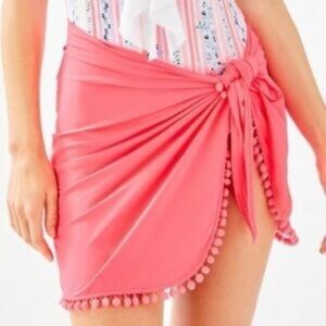 NWT Lilly Pulitzer Coral Paxton Sarong Coverup Wrap Size XS/S